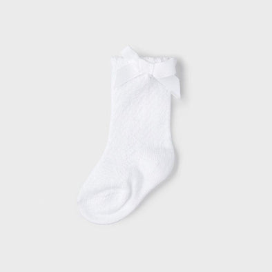 Perforierte Socken Weiß