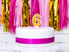 Candelina per Torta Numero 6 Gold | PARTY DECO | RocketBaby.it