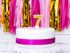 Candelina per Torta Numero 7 Gold | PARTY DECO | RocketBaby.it