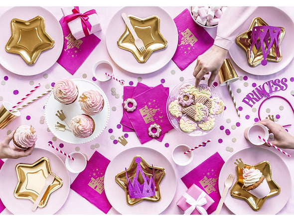 Set 10 Cannucce di Carta Gold | PARTY DECO | RocketBaby.it