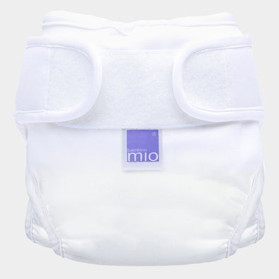 Miosoft White Washable Diaper Cover