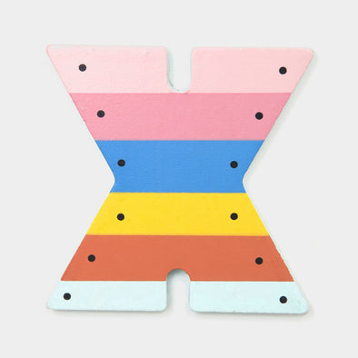 Wooden Letter X Xylophone