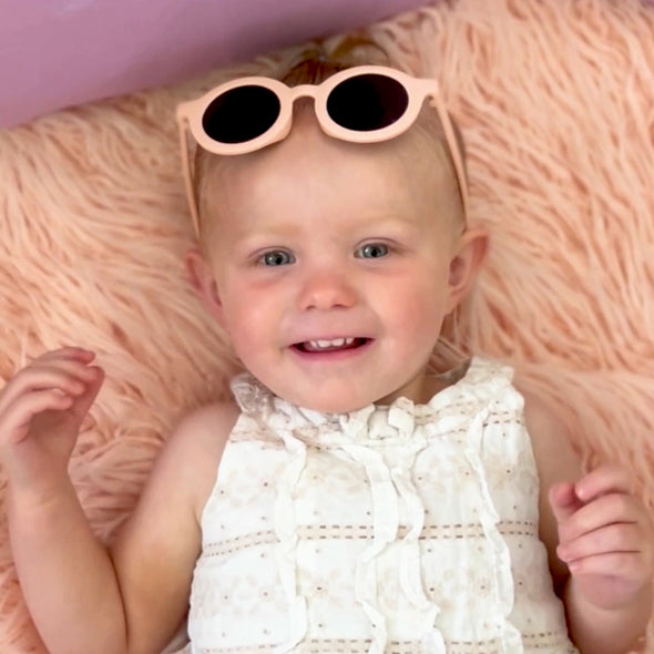 Occhiali da Sole Per Bambini Baby Pink da 18 Mesi a 5 Anni