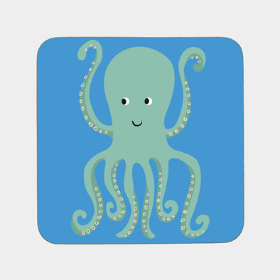 Octopus Kork-Untersetzer