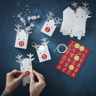 Calendario Avvento Silver Reindeer Silver Christmas | GINGER RAY | RocketBaby.it